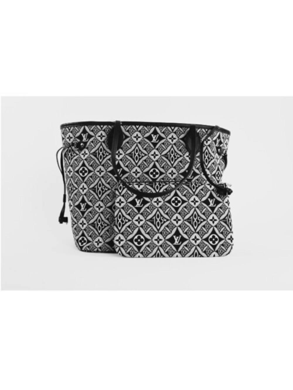 Louis Vuitton Neverfull MM Since 1854 Tote Bag M57230 Monogram Jacquard Strap A1